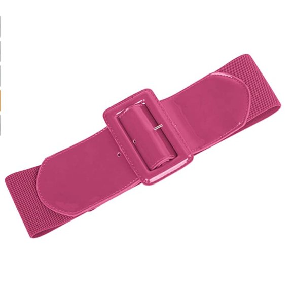 Women\'s Stretchy Belt 1950s 3 Inch Wide main image 4
